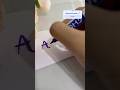 Beautiful calligraphy name AYAN BABA | #shorts#calligraphy#brushpen#youtubeshorts