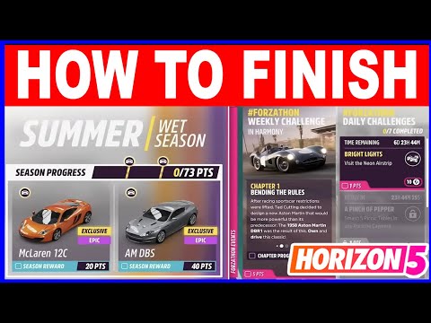 Forza Horizon 5 How to Finish Festival Playlist Summer Season Series 29