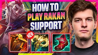 LEARN HOW TO PLAY RAKAN SUPPORT LIKE A PRO! *NEW ITEMS* | Mikyx Plays Rakan Support vs Nami! |