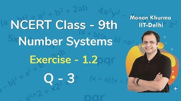 Class 9 Chapter 1 Ex 1.2 Q 3 Number Systems Maths NCERT CBSE