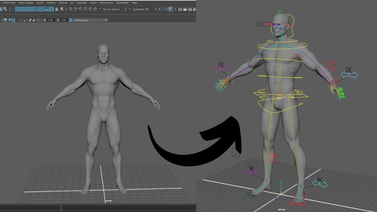 HINDI RIGGING IN MAYA TUTORIAL PART 2 IN 15 MINUTES - YouTube
