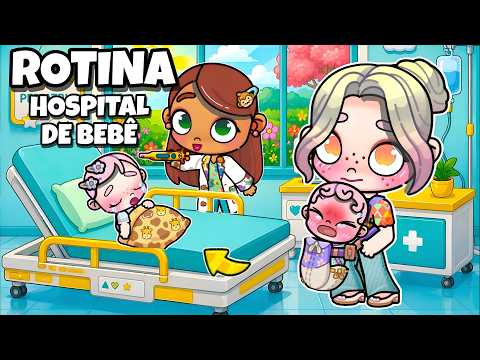 BABY HOSPITAL ROUTINE 🏥 | AVATAR WORLD ROUTINES AND STORIES PAZU