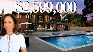 Inside A $2.599 MILLION Custom Built Home With An INSANE Backyard