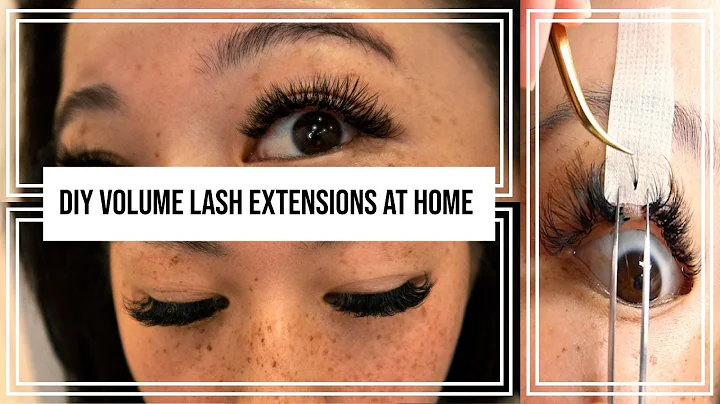 DIY LASH EXTENSIONS AT HOME (Volume Lashes + Products&Safety)