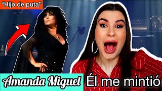 FIRST TIME hearing Amanda Miguel (Él me minitió LIVE) *REACTION*