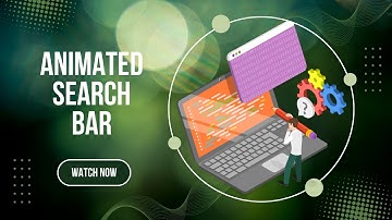 🎯 How to Create Animated Search Bar Using HTML & CSS (Step by Step 2025) #animated