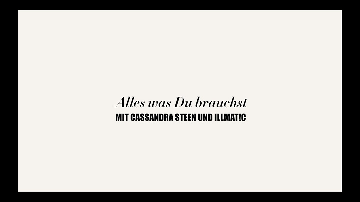 Moses Pelham mit Cassandra Steen und Illmat!c - Alles was Du brauchst (Official 3pTV)