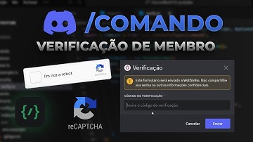 Comando de verificação "captcha" - Bot de Discord V14 e Typescript