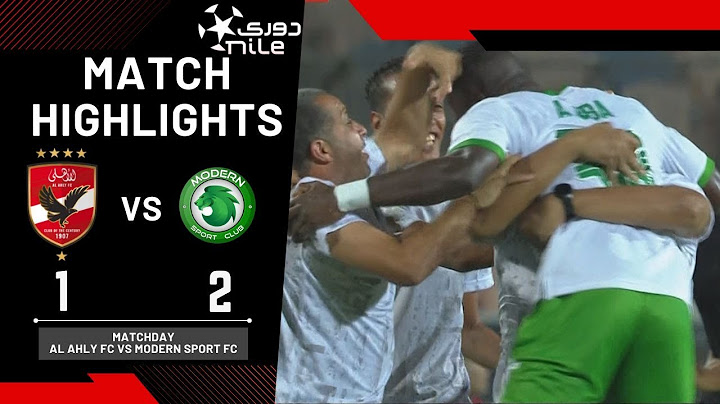 ملخص وأهداف مباراة الأهلي ومودرن سبورت 1-2 الريمونتادا توقف سلسلة اللاهزيمة للقلعة الحمراء
