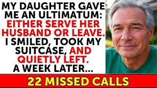 My Daughter Gave Me An Ultimatum: Either Serve Her Husband or Leave. I Smiled, Grabbed My Suitcase..