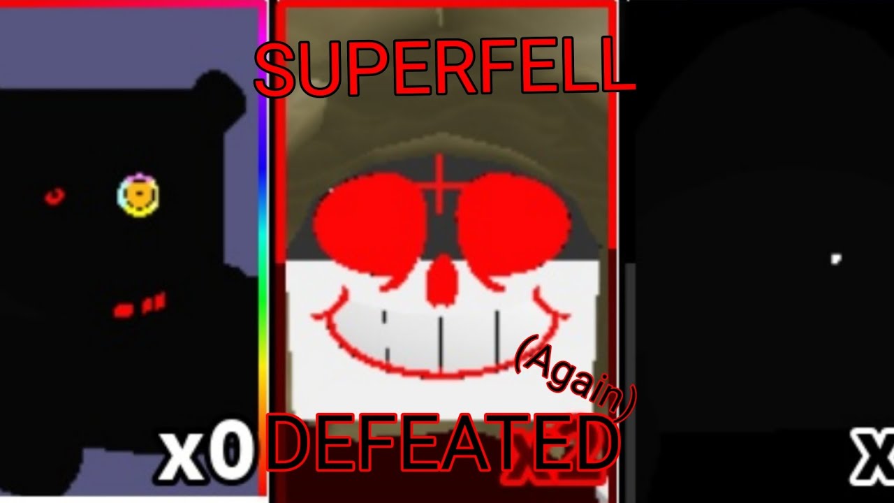 SUPERFELL Bossfight (Again) | Sans.rng (Roblox) - YouTube