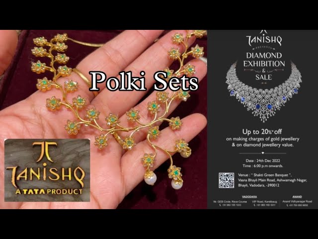 Pin by Naari accessories(to buy Whats on polki earrings | Tanishq jewellery,  Polki earrings, Jewelry design