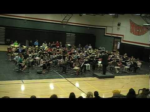 Southeast Iowa Jr. high Mass Band performs Chant a...