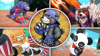 Bearmon & Digivolutions – Unique Skills Showcase  | Digimon Story Time Stranger