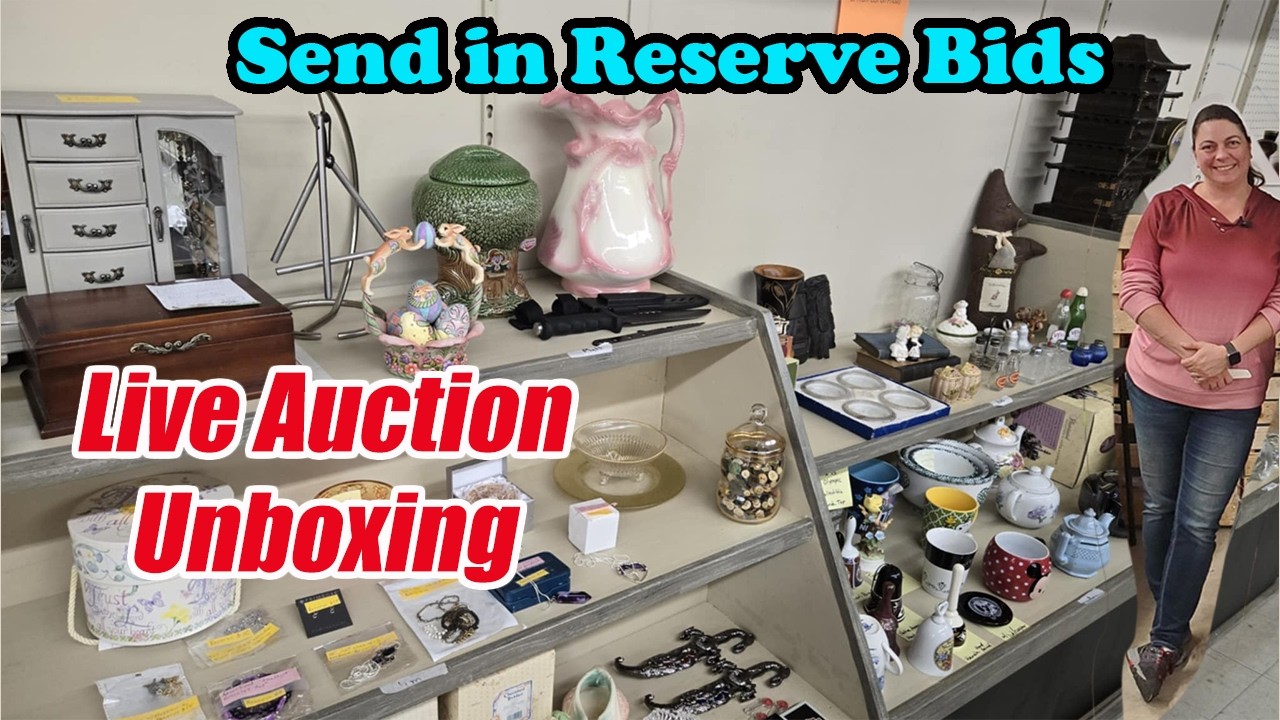 Live Auction Item Reveal 🔥 | Vintage, Collectibles & Fun Finds — Send Your Reserve Bids!