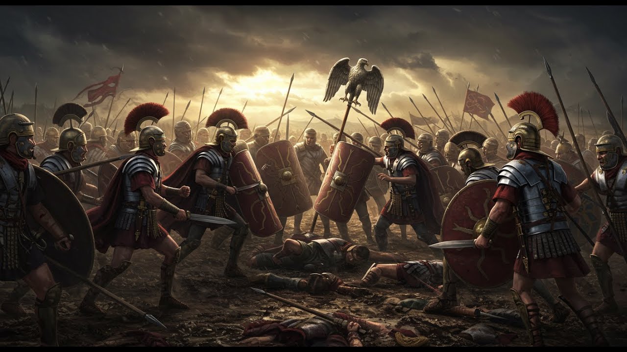 CIVIL WAR TEARS ROME: The Battle of Philippi (42 BC) || Ancient Rome ...