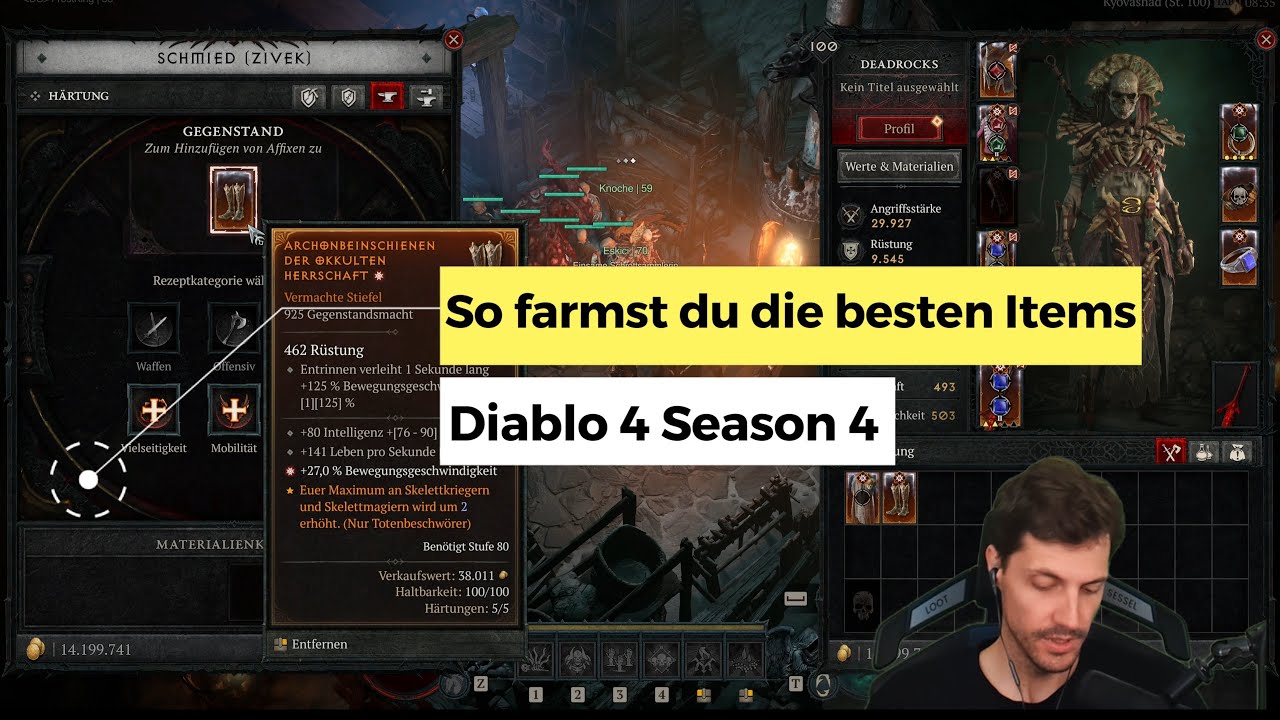 Diablo 4 - Season 4: Wird der Totenbeschwörer abgelöst? (Neue META)