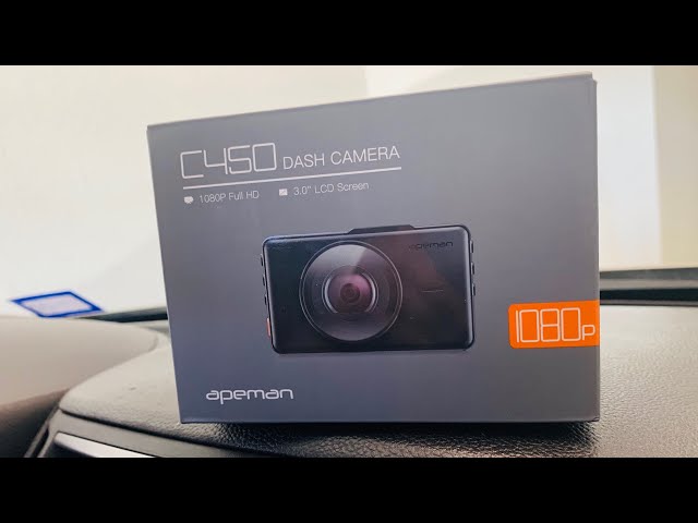 Apeman C450 Dash Cam with 1080p Full HD 