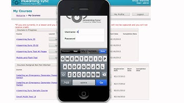 mLearning Sync - Downloading a course to your phone
