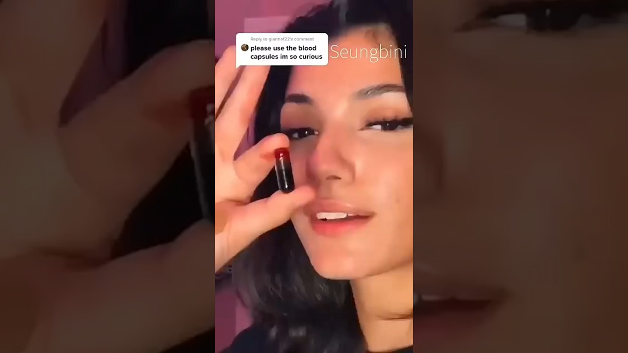 " fake Blood capsule 🤯📉