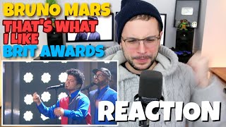 Bruno Mars - That's What I Like | Brit Awards | REACTION