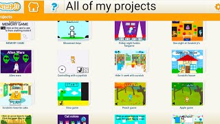 All of my projects in scratch jr News
