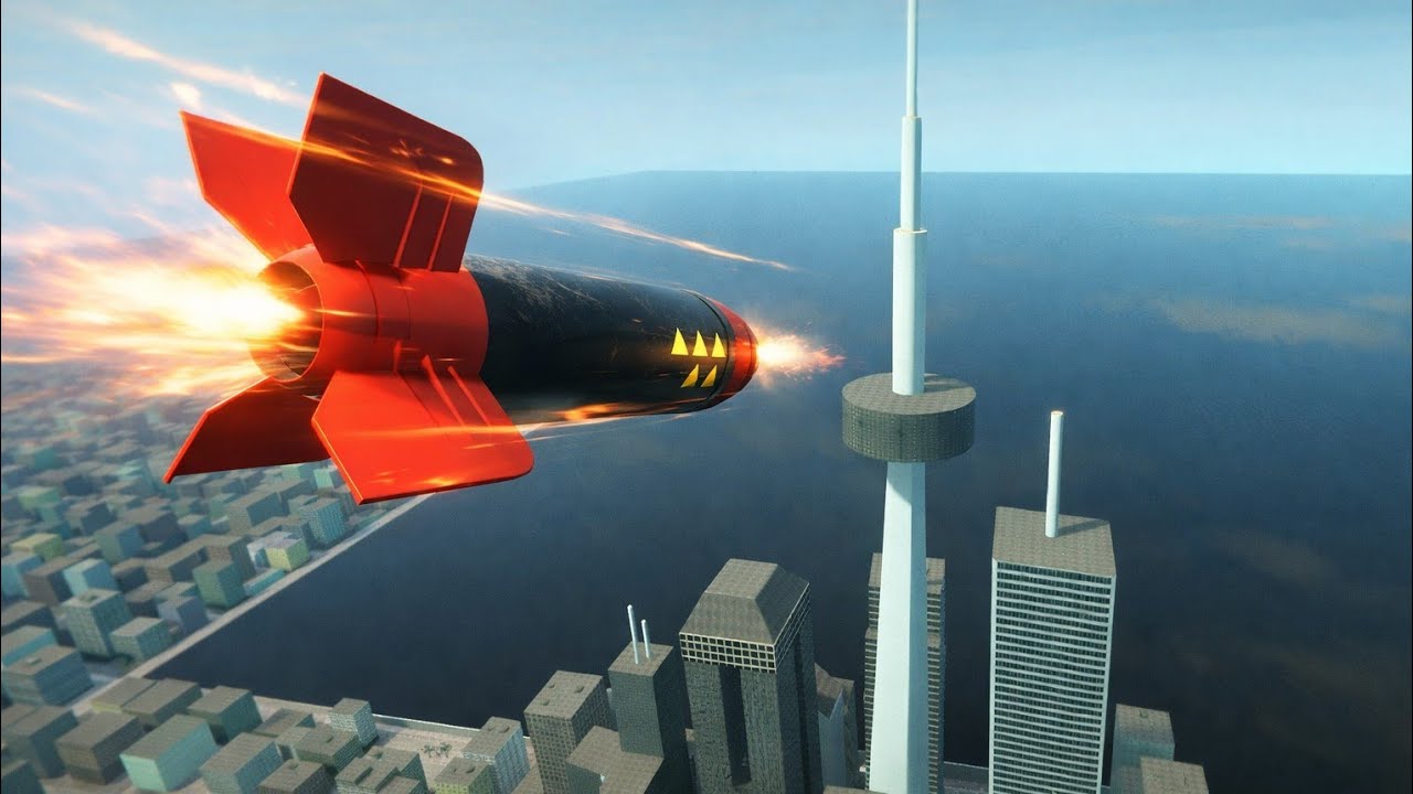 Testing Every Dangerous NUCLEAR Bomb in a City in Garry's Mod - YouTube
