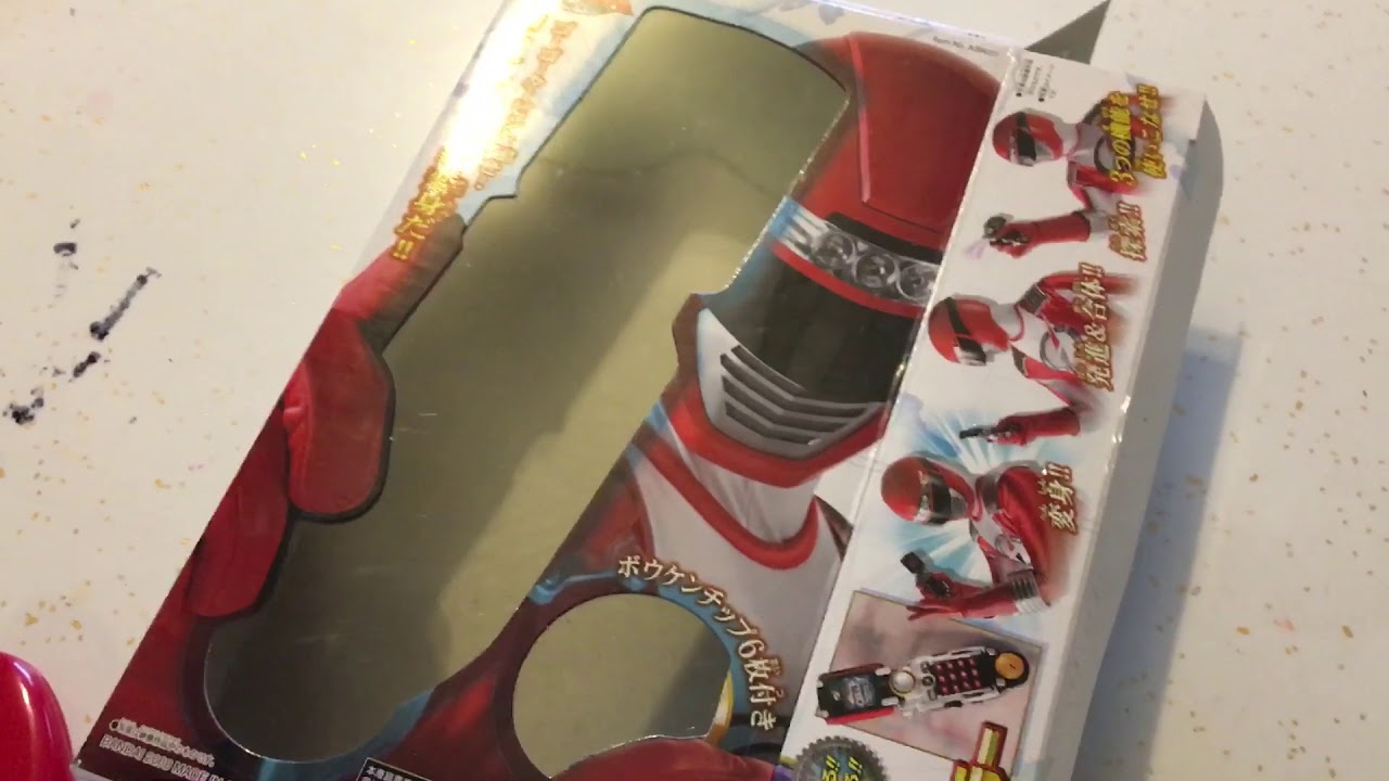 GoGo Sentai Boukenger Accellular unboxing