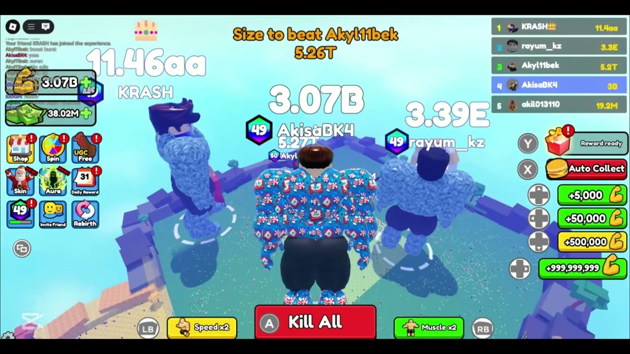 Eat Pizza to Grow GIGACHAD part #29(ROBLOX)