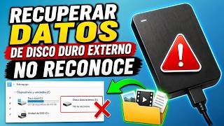 Recuperar Datos de Disco Duro Externo No Reconoce | 2 Métodos + 10 Causas y Soluciones
