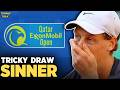 Tricky Draw Sinner at ATP Doha 2026 | Tennis News
