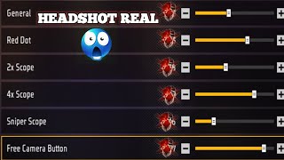 Free Fire Max Headshot Setting After Update 2026⚡Best Sensitivity Settings ⚙️| Sensitivity Setting