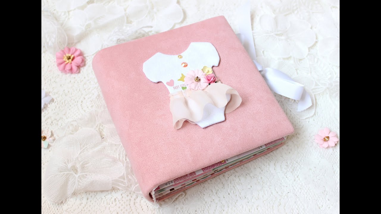 Pop up album Scrapbook Baby girl photo album