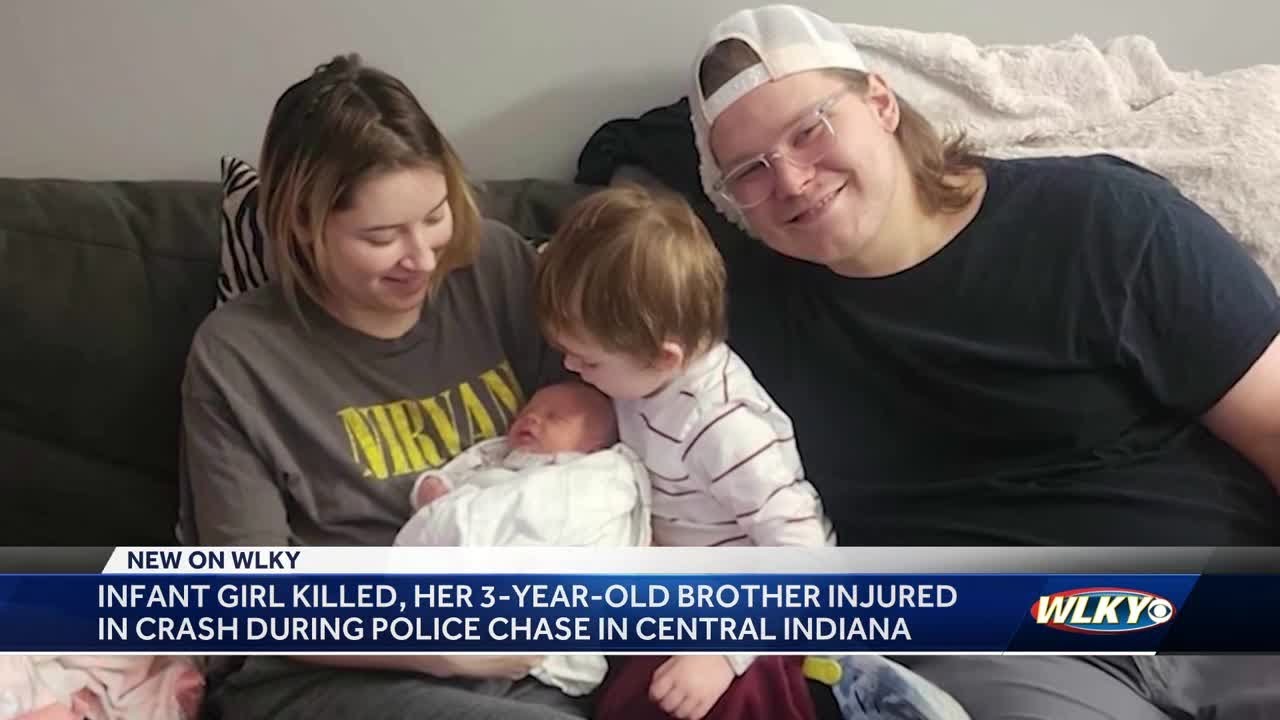 Mother of Indiana baby killed in crash following police chase speaking ...
