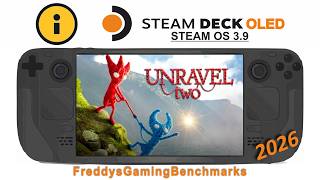 Unravel Two on Steam Deck OLED with Steam OS 3.9