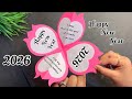 Happy New Year Card 2026 / Easy and Beautiful Card for New Year 2026 / Greeting Card 