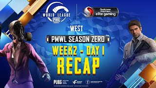 PUBG MOBILE World League West Season ZERO - WEEK 2 DAY 1 Recap