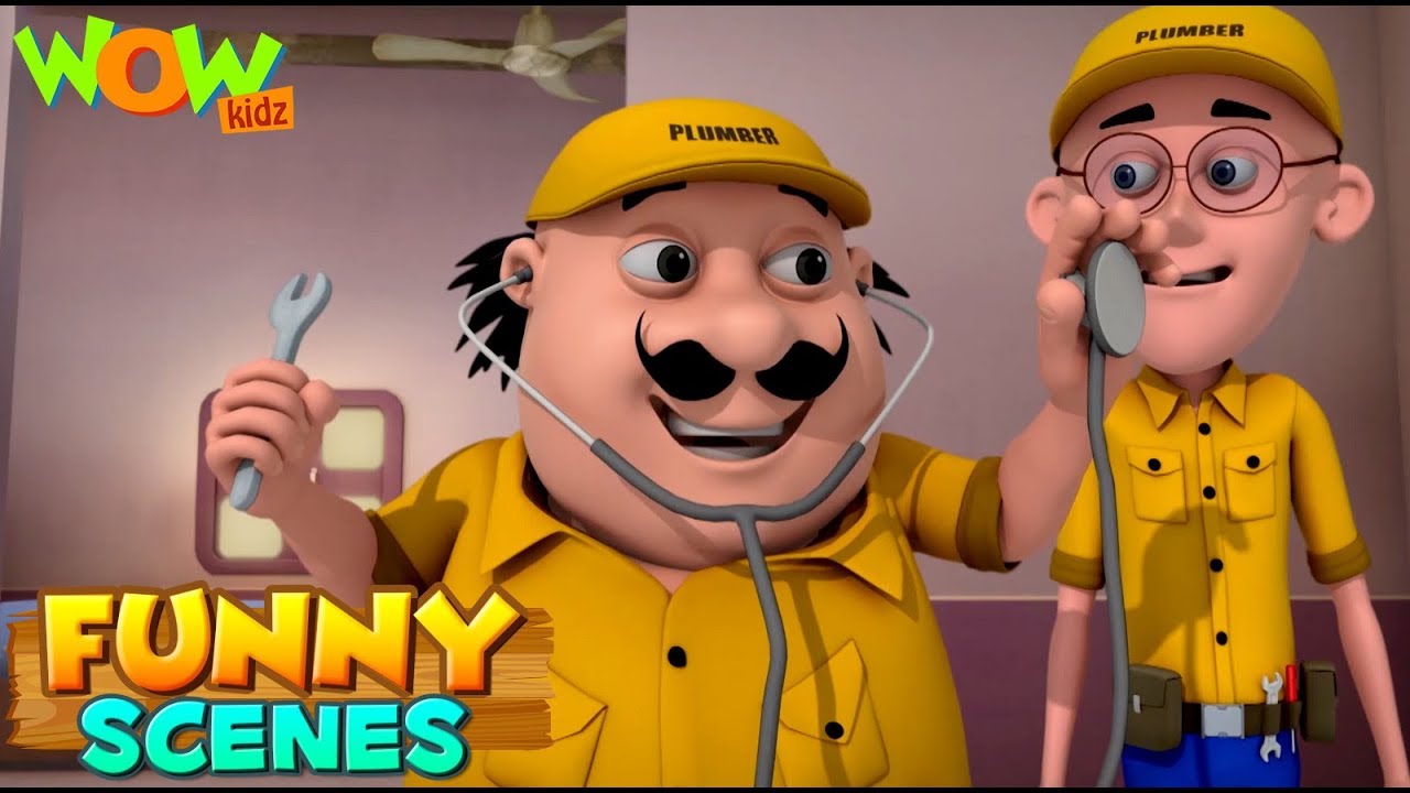 BEST SCENES of MOTU PATLU  FUNNY Cartoons in Hindi  Wow Kidz  Compilation 66