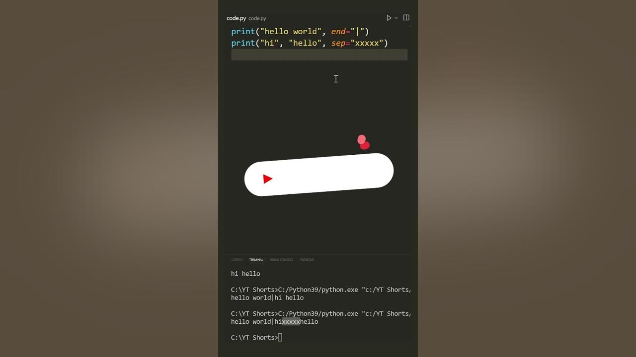 How The Python Print Function Really Works... - YouTube