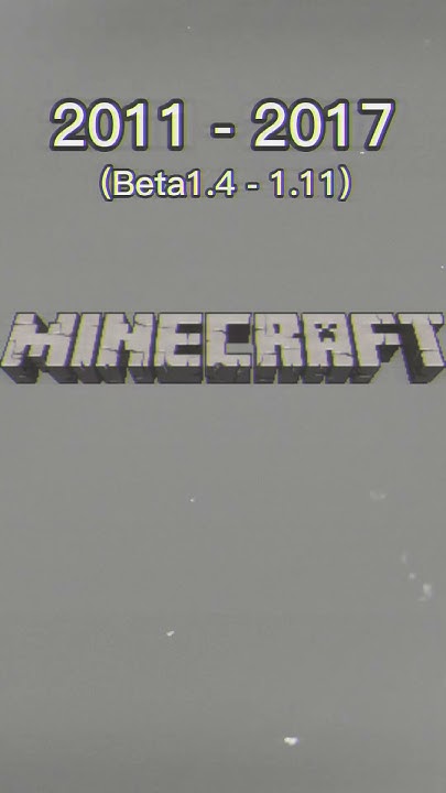 Minecraft Java Edition logo evolution #minecraft #shorts - YouTube