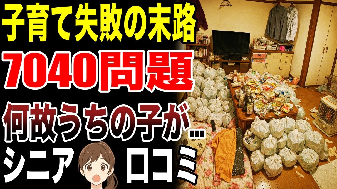 【老後の悲しみ】7040問題のリアルな声　口コミ25選紹介します　#高齢者  #口コミ