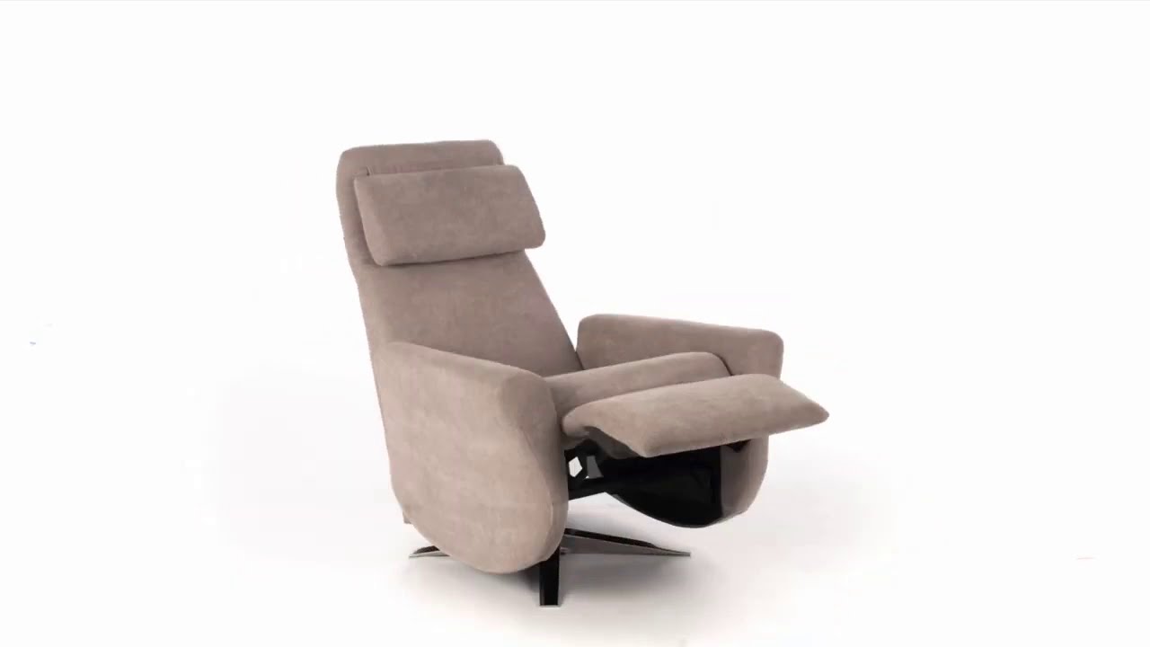 Moderner Liegesessel aus grauem oder beigem Stoff -  Zolletta By Viadurini Living