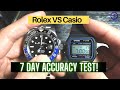 You won't BELIEVE how accurate this Rolex is | 7 day test against Casio quartz