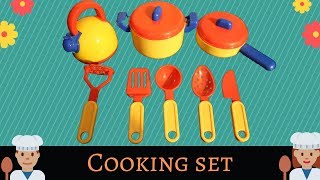 Pretend and play cooking set by learning resources