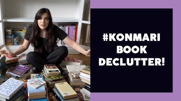 Decluttering my bookshelf using the #konmarie method!
