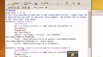 Editing / Adding Grub 2 Menu Entries (Ubuntu 9.10 and Up)