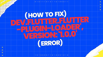 How to fix An exception occurred applying plugin request id dev flutter flutter plugin loader