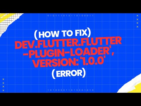 How to fix An exception occurred applying plugin request id dev flutter flutter plugin loader