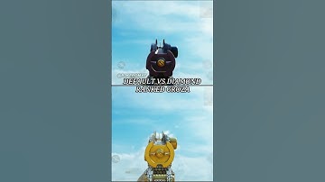 Ranked Groza Weapon Default Vs Diamond Camo #shorts #viral