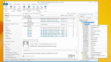 OpenText Enterprise Connect Outlook Access